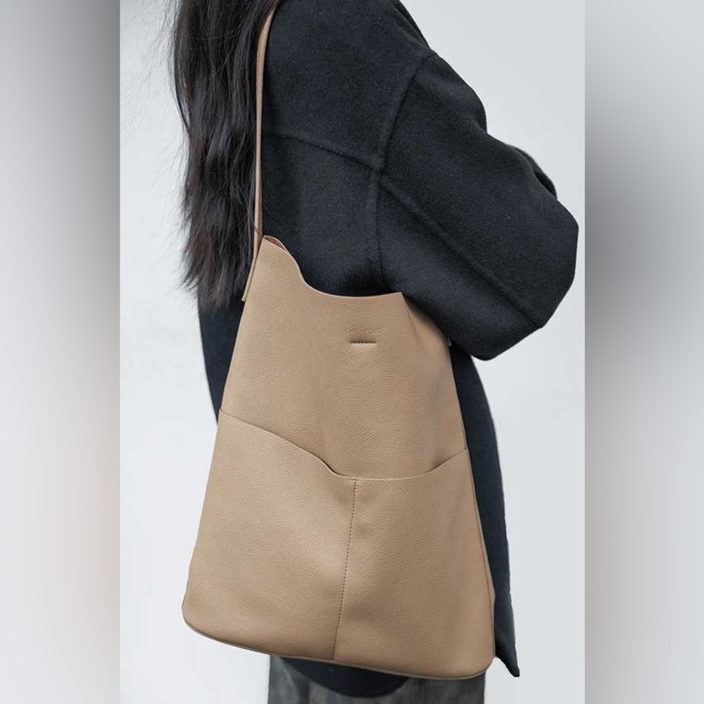 Vegan Leather Tote Bag